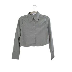 Love Is Eternity Blouse Green Diamonds Size Small Women's LIFE